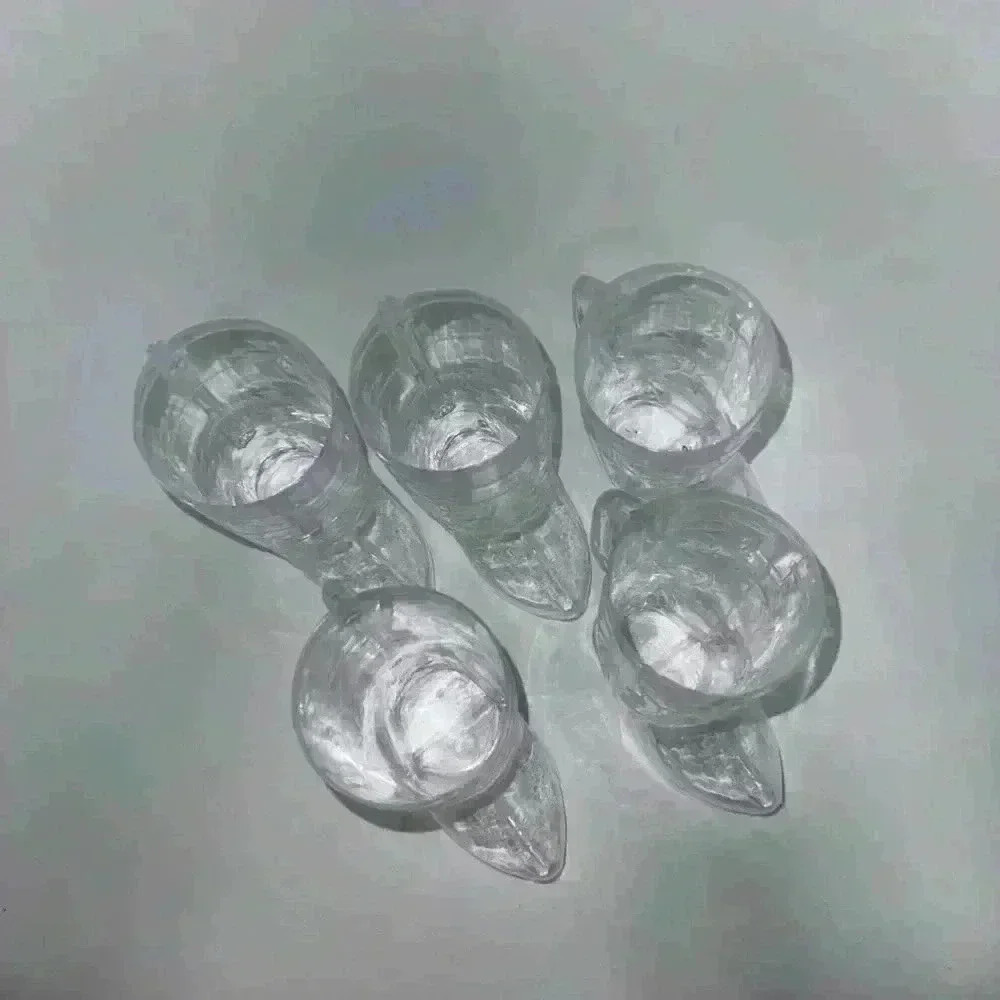 Set of 5 Clear Cowboy Boot Mug Glasses / One Size / Made of Plastic - Picture 3 of 6